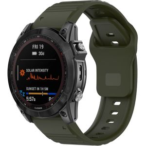 Strap-it Garmin Epix Pro (Gen 2) 47mm outdoor siliconen band (legergroen)
