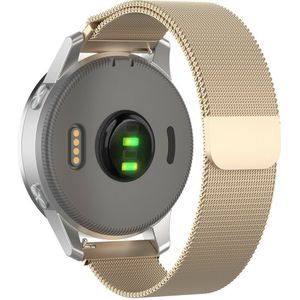 Strap-it Withings ScanWatch 2 - 38mm Milanese band -(champagne goud)