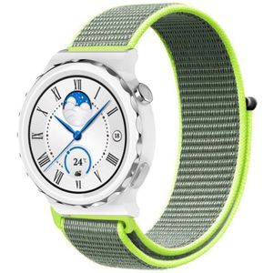 Strap-it Huawei Watch GT 3 Pro 43mm nylon band (fluoriserend)