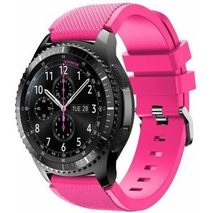 Strap-it Samsung Galaxy Watch siliconen bandje 46mm (knalroze)