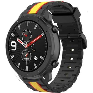 Strap-it Xiaomi Amazfit GTR Special Edition Band (zwart/geel)