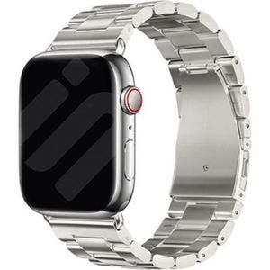 Strap-it Apple Watch stalen band (titanium)