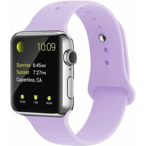 Strap-it Apple Watch silicone band (lila)