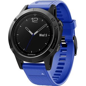 Strap-it Garmin Forerunner 935 siliconen bandje (blauw)