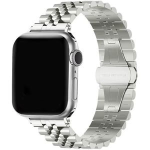 Strap-it Apple Watch Jubilee stalen band (titanium)