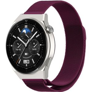 Strap-it Huawei Watch GT 3 Pro 46mm Milanese band (paars)