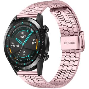 Strap-it Huawei Watch GT 2 roestvrij stalen band (rosé pink)