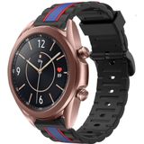 Strap-it Samsung Galaxy Watch 3 41mm Special Edition Band (zwart/blauw)