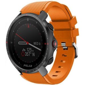 Strap-it Polar Grit X Pro twill siliconen band (oranje)