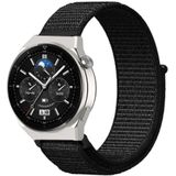 Strap-it Huawei Watch GT 3 Pro 46mm nylon band (zwart)