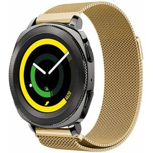 Strap-it Samsung Gear Sport Milanese band (goud)