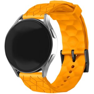 Strap-it Xiaomi Mi Watch silicone hexa band (oranje)