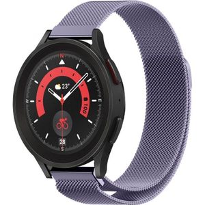 Strap-it Samsung Galaxy Watch 5 Pro Milanese band (lichtpaars)