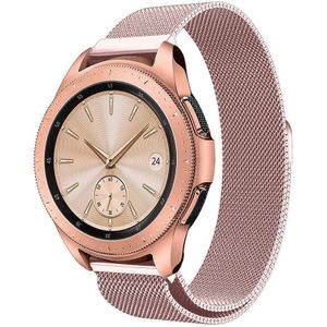 Strap-it Samsung Galaxy Watch Milanese band 42mm (roze)