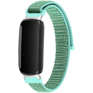 Strap-it Fitbit Inspire 3 nylon bandje (mint groen)