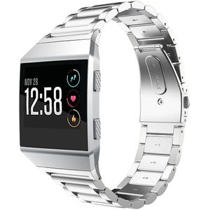 Strap-it Fitbit Ionic stalen bandje (zilver)