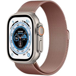 Strap-it Apple Watch Ultra Milanese band (rosé)