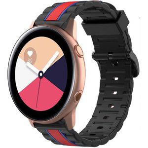 Strap-it Samsung Galaxy Watch Active Special Edition band (zwart/rood)