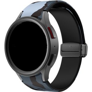 Strap-it Grey Camo Samsung Galaxy Watch 4 44mm magnetisch bandje