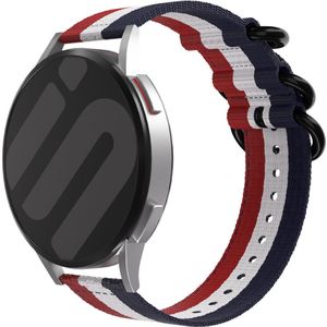 Strap-it Xiaomi Amazfit GTS nylon gesp band (3-kleurig)