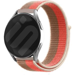 Strap-it Samsung Galaxy Watch 7 - 40mm nylon band (pink pomelo)