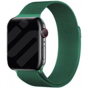 Strap-it Apple Watch Milanese  band (groen)