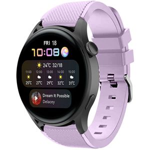 Strap-it Huawei Watch 3 (Pro) siliconen bandje (lila)