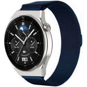 Strap-it Huawei Watch GT 3 Pro 46mm Milanese band (blauw)