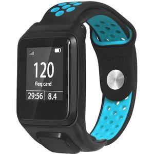 Strap-it TomTom Adventurer sport bandje (zwart/blauw)