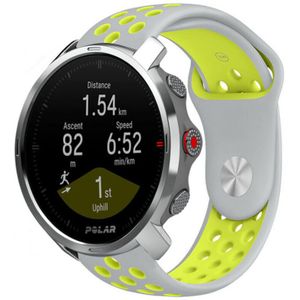 Strap-it Polar Grit X sport band (grijs/geel)