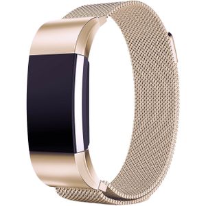 Strap-it Fitbit Charge 2 Milanese band (champagne)
