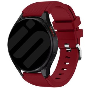 Strap-it Samsung Galaxy Watch 6 Classic 47mm siliconen bandje (bordeaux)