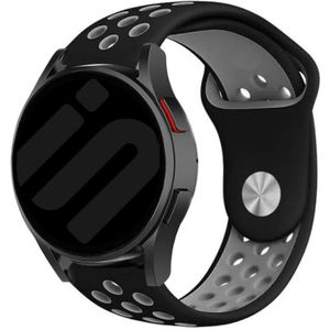 Strap-it Garmin Vivoactive 5 sport band  (zwart/grijs)