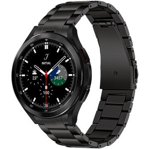 Strap-it Samsung Galaxy Watch 4 Classic 42mm titanium bandje (zwart)