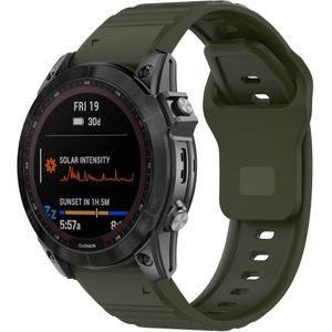 Strap-it Garmin Enduro 1 / 2 / 3 outdoor siliconen band (legergroen)