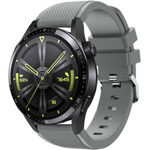 Strap-it Huawei Watch GT 3 46mm siliconen bandje (grijs)