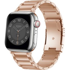 Strap-it Apple Watch Titanium bandje (rosé goud)