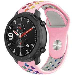 Strap-it Xiaomi Amazfit GTR sport band (kleurrijk roze)