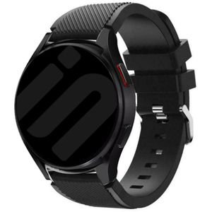 Strap-it Samsung Galaxy Watch 6 - 44mm siliconen bandje (zwart)