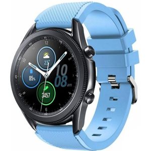 Strap-it Samsung Galaxy Watch 3 45mm siliconen bandje (zandblauw)