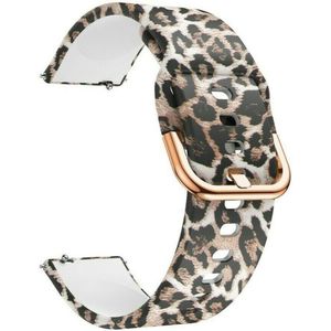 Strap-it Lucky Leopard Withings ScanWatch 2 - 38mm bandje - 40mm