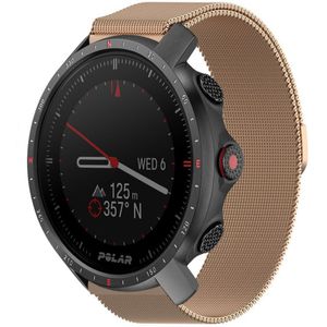 Strap-it Polar Grit X Pro Milanese band (rosé goud)