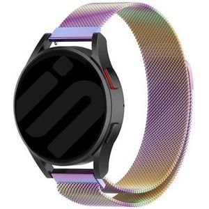 Strap-it Samsung Galaxy Watch 7 - 40mm Milanese band (regenboog)