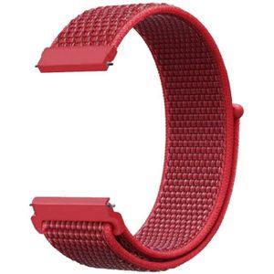 Strap-it Withings ScanWatch 2 - 38mm nylon band (rood)