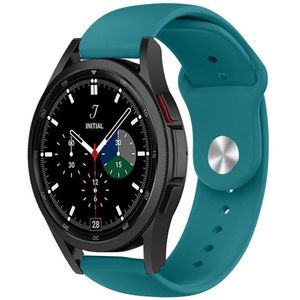 Strap-it Samsung Galaxy Watch 4 Classic 46mm sport bandje (groen-blauw)