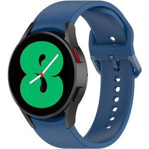 Strap-it Samsung Galaxy Watch 4 - 40mm silicone band (donkerblauw)