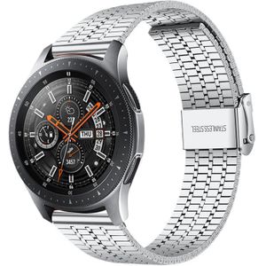 Strap-it Samsung Galaxy Watch 46mm roestvrij stalen band (zilver)