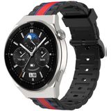 Strap-it Huawei Watch GT 3 Pro 46mm Special Edition band (zwart/rood)