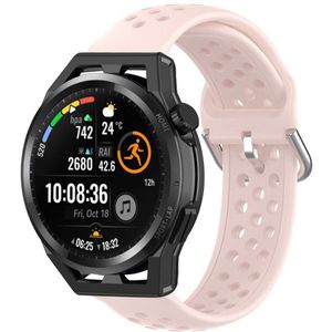 Huawei Watch GT siliconen bandje met gaatjes (roze)