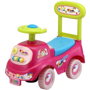 Free2Move by FreeON Loopauto - Kid's Rider voor kinderen vanaf 1 jaar - Ride On - Pink Airplane